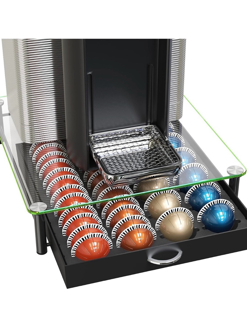 Nespresso Vertuo Pod Holder Drawer Capsule Holder Aesthetic Organizer
